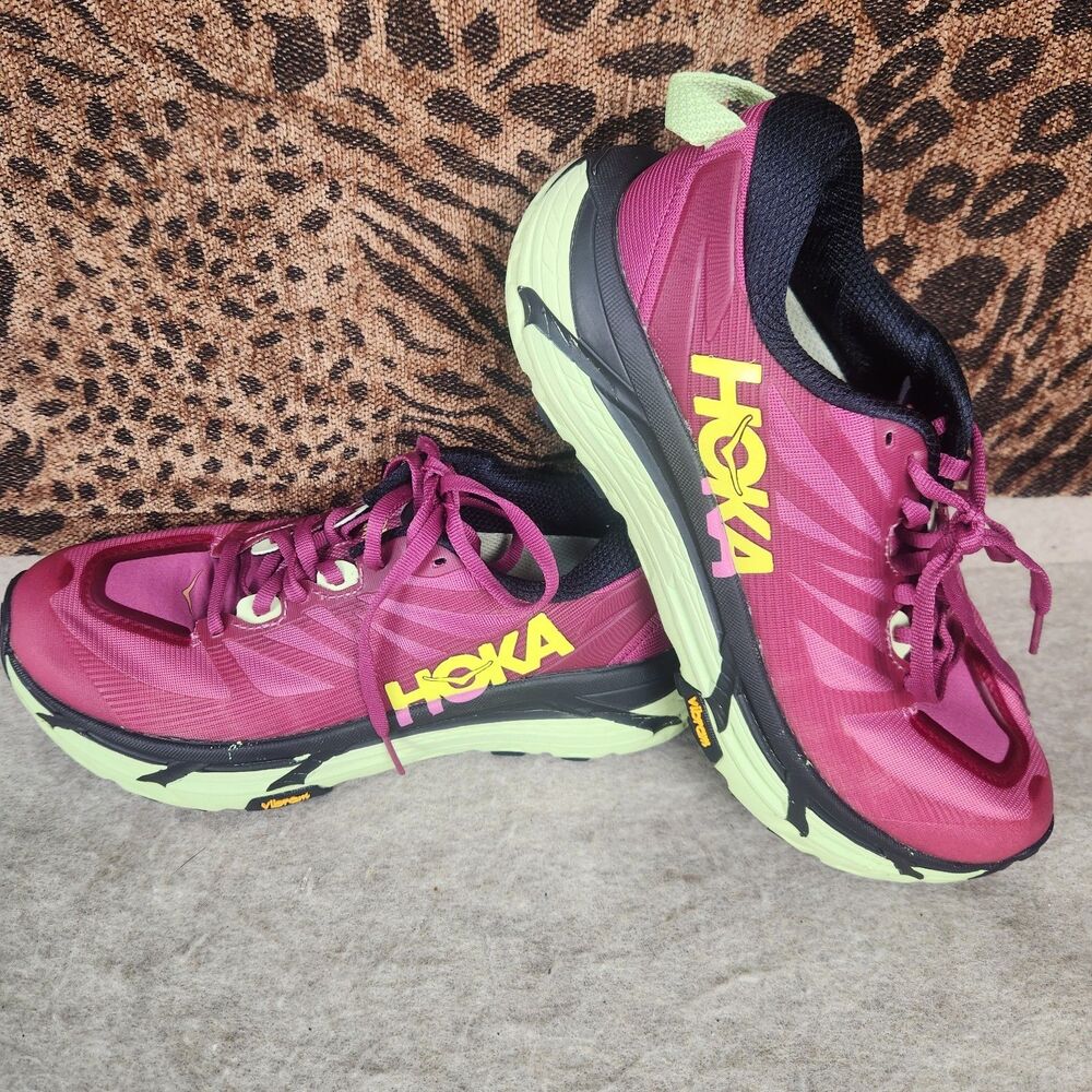 Hoka One One Mafate Speed 3 Women's 7.5B Festival Fuchsia Butterfly 1113531-FFBT